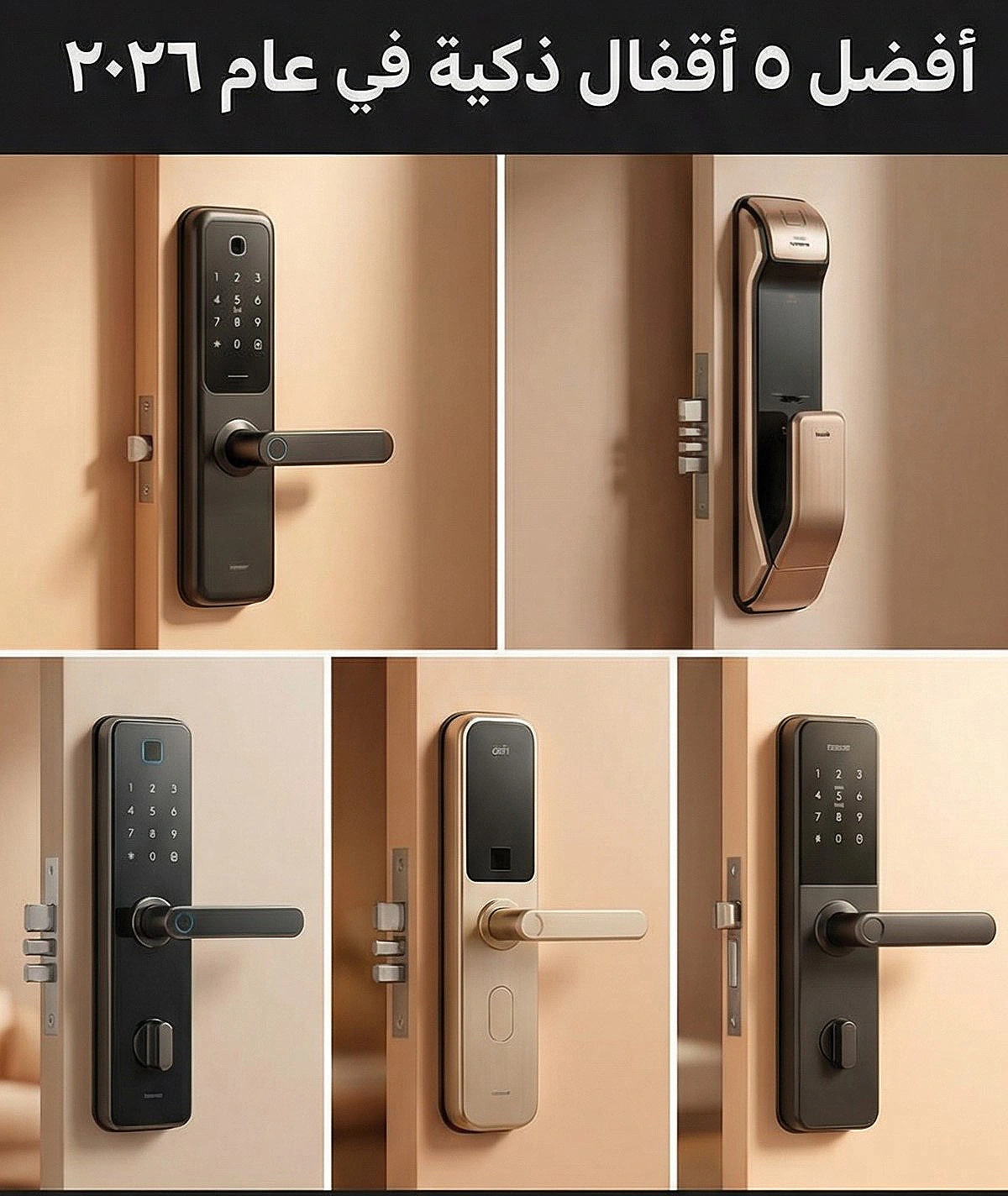 أفضل 5 أقفال ذكية في السعودية 2026 مع الأسعار — مقارنة شاملة محايدة